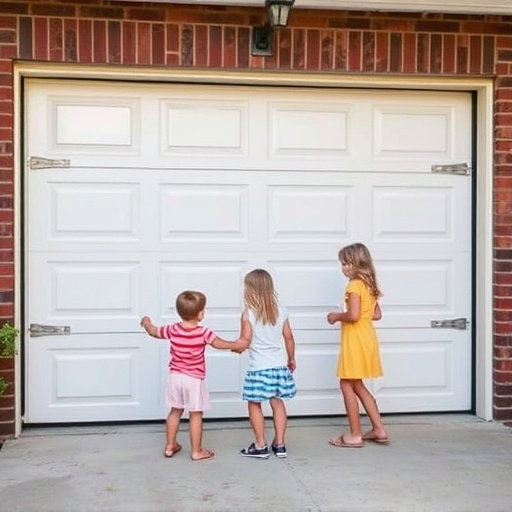 garage door safety tips for families with children