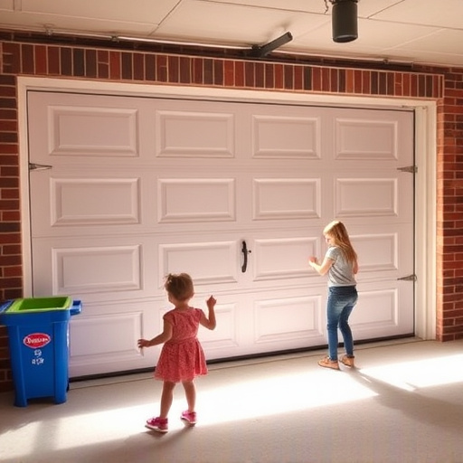 garage door safety tips for families with children