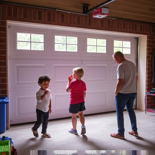 garage door safety tips for families with children