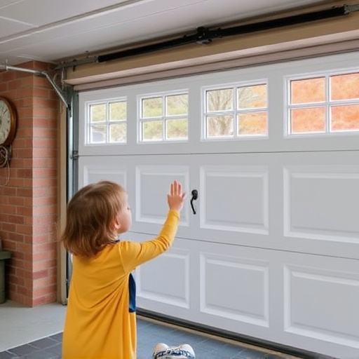 garage door safety tips for families with children