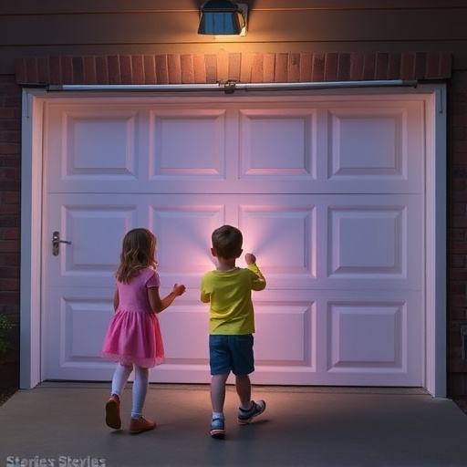 garage door safety tips for families with children