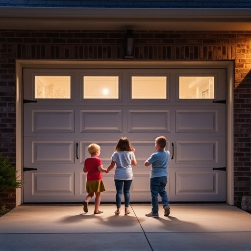 garage door safety tips for families with children