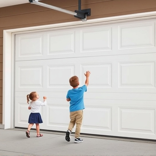 garage door safety tips for families with children