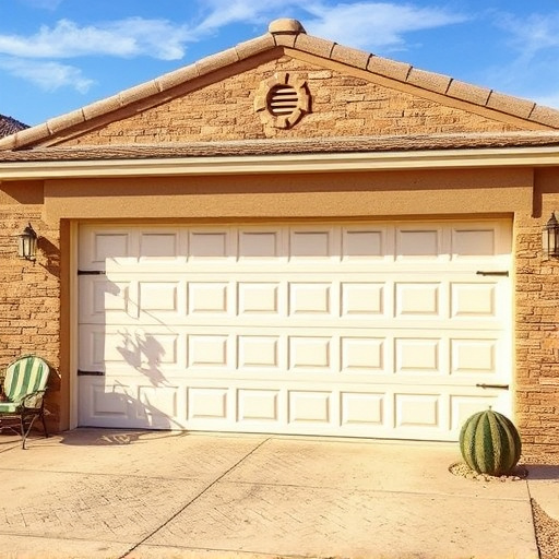 how dust and heat affect garage doors in the desert climate