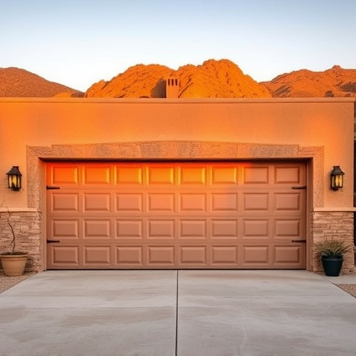how dust and heat affect garage doors in the desert climate