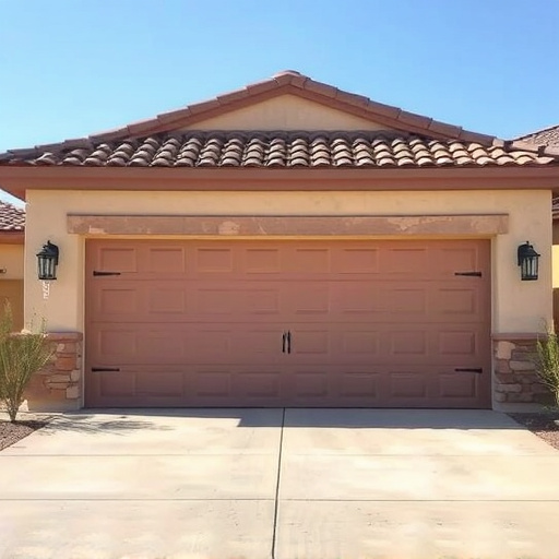 how dust and heat affect garage doors in the desert climate