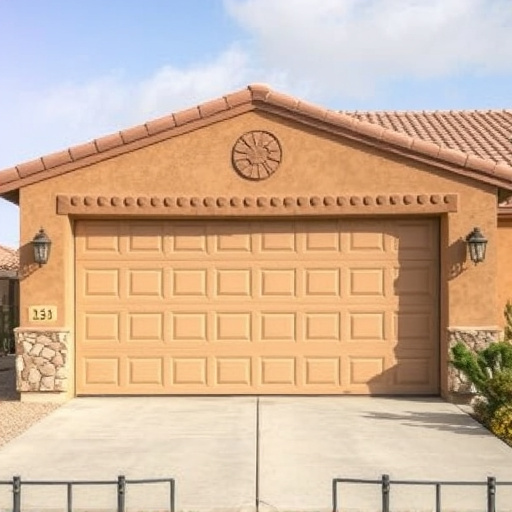 how dust and heat affect garage doors in the desert climate