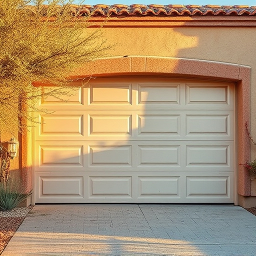 how dust and heat affect garage doors in the desert climate