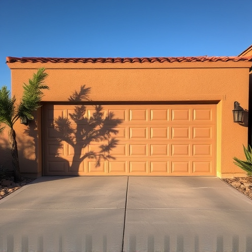 how dust and heat affect garage doors in the desert climate