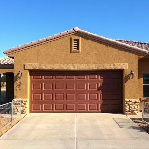 how dust and heat affect garage doors in the desert climate