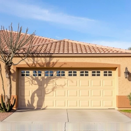 how dust and heat affect garage doors in the desert climate