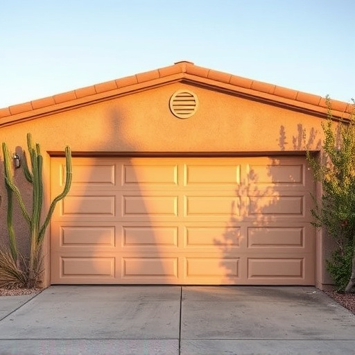 how dust and heat affect garage doors in the desert climate