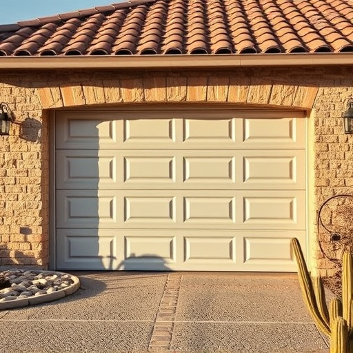 how dust and heat affect garage doors in the desert climate
