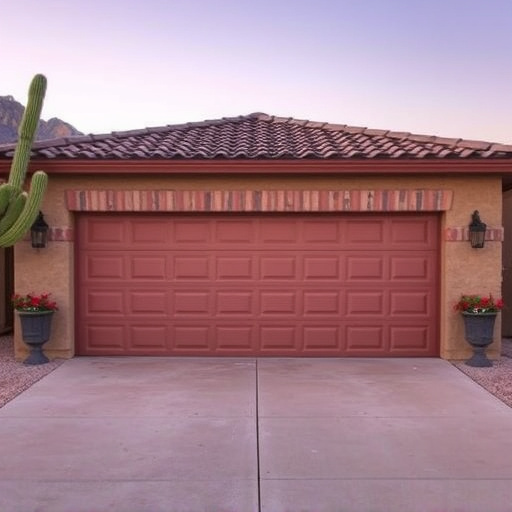 how dust and heat affect garage doors in the desert climate