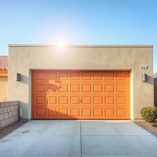 how dust and heat affect garage doors in the desert climate