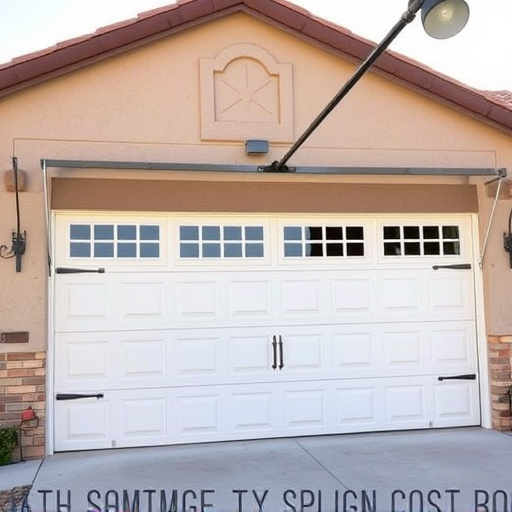how much does garage door spring replacement cost in Tucson