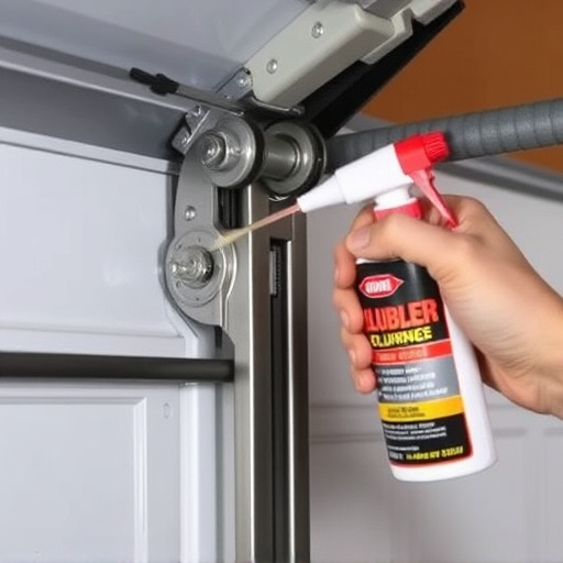 how to lubricate garage door rollers and hinges safely