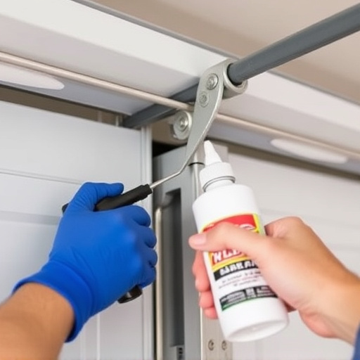 how to lubricate garage door rollers and hinges safely