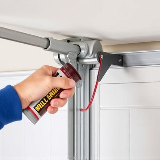 how to lubricate garage door rollers and hinges safely