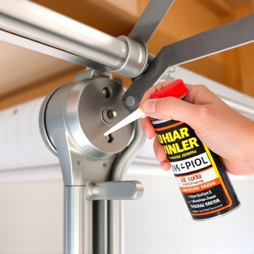 how to lubricate garage door rollers and hinges safely