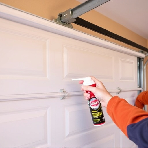 how to lubricate garage door rollers and hinges safely