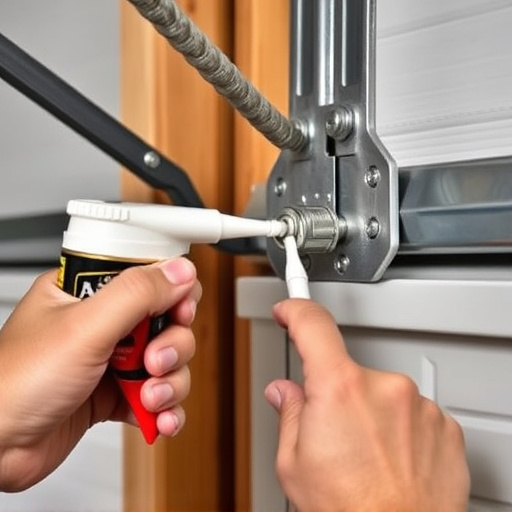 how to lubricate garage door rollers and hinges safely
