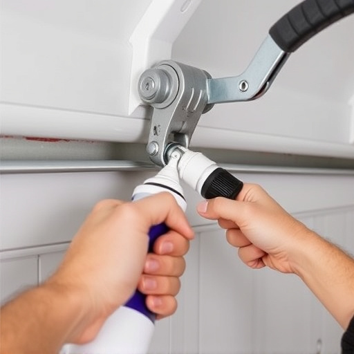 how to lubricate garage door rollers and hinges safely