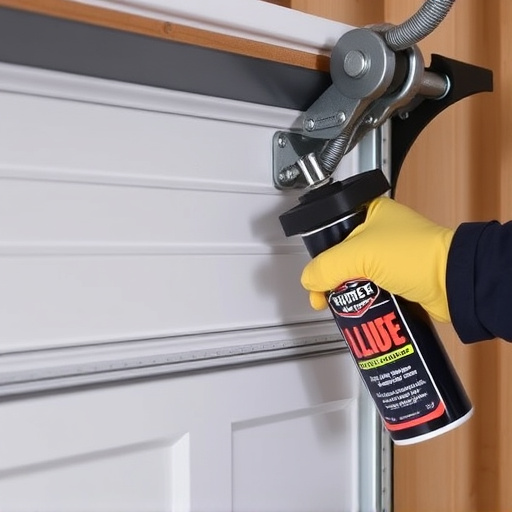 how to lubricate garage door rollers and hinges safely