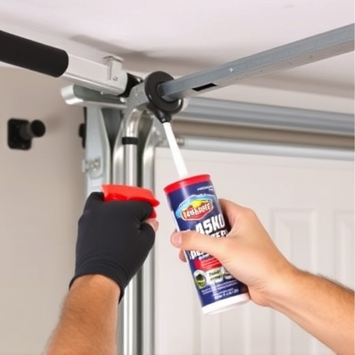 how to lubricate garage door rollers and hinges safely