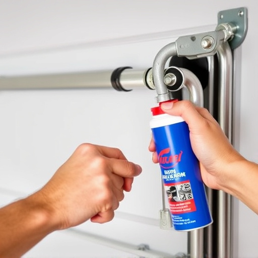 how to lubricate garage door rollers and hinges safely