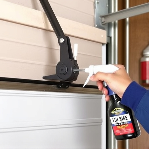 how to lubricate garage door rollers and hinges safely