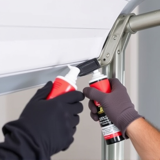 how to lubricate garage door rollers and hinges safely