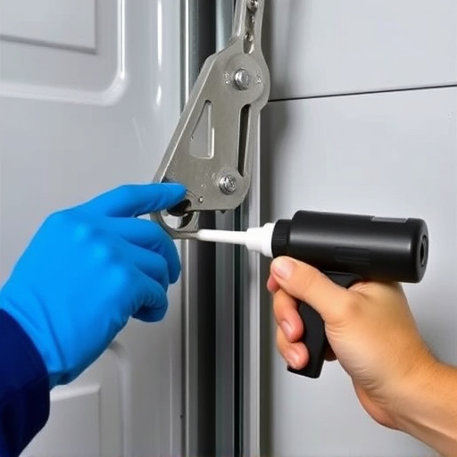 how to lubricate garage door rollers and hinges safely