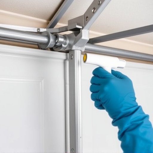 how to lubricate garage door rollers and hinges safely