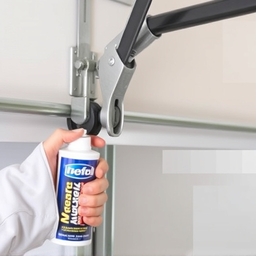 how to lubricate garage door rollers and hinges safely