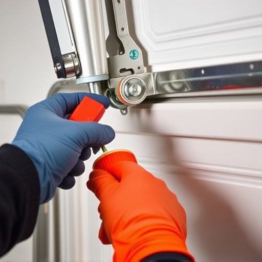 how to lubricate garage door rollers and hinges safely