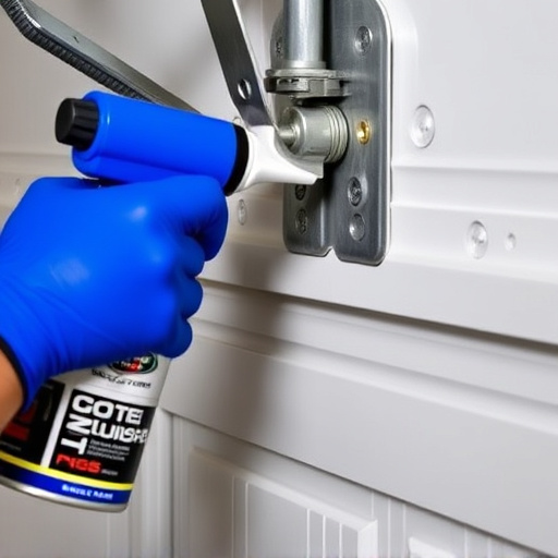 how to lubricate garage door rollers and hinges safely