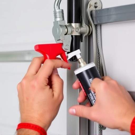 how to lubricate garage door rollers and hinges safely
