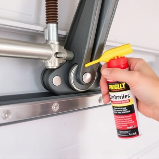 how to lubricate garage door rollers and hinges safely
