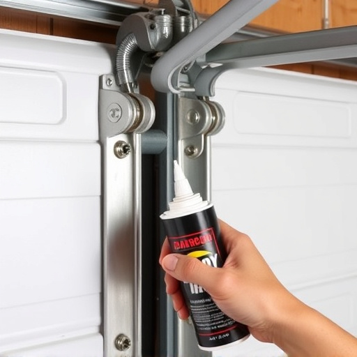 how to lubricate garage door rollers and hinges safely