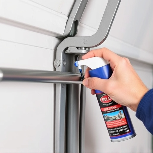 how to lubricate garage door rollers and hinges safely