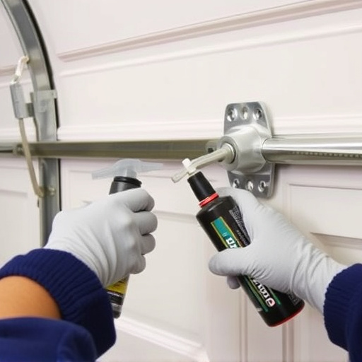 how to lubricate garage door rollers and hinges safely