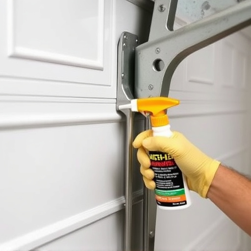 how to lubricate garage door rollers and hinges safely