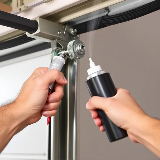how to lubricate garage door rollers and hinges safely