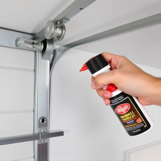 how to lubricate garage door rollers and hinges safely