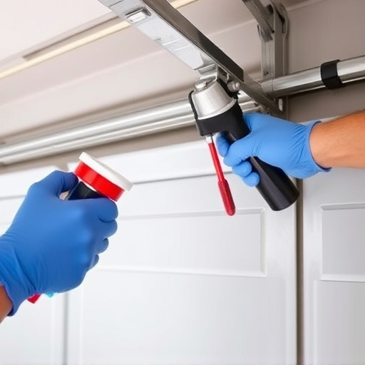 how to lubricate garage door rollers and hinges safely