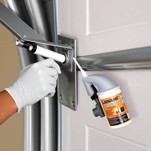 how to lubricate garage door rollers and hinges safely