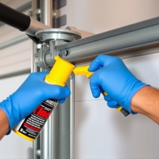 how to lubricate garage door rollers and hinges safely