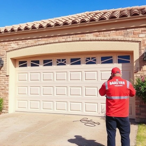 quick garage door repair in Tucson