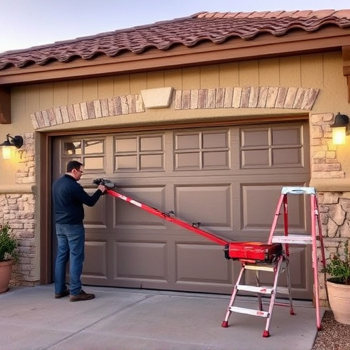 quick garage door repair in Tucson